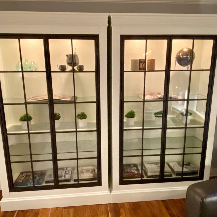 Ballard Designs 'Delano' Glass Door Cabinets for Sale in Lacey, WA - OfferUp