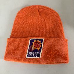 Vintage NBA Phoenix SunsBeanie Winter Hat Cap Orange Rossmor Made In USA