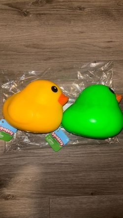 Squeezy Ducks Yellow & Green