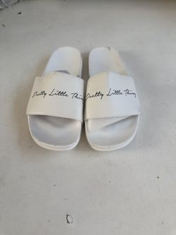 Prettylittlething White Sandals Size 6 And 7