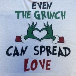 Grinch Can Spread Love Graphic Tee