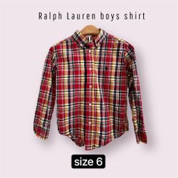 Polo Ralph Lauren Boys Shirt Size 6