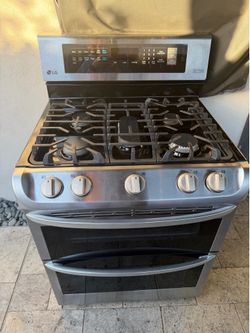 LG gas double oven
