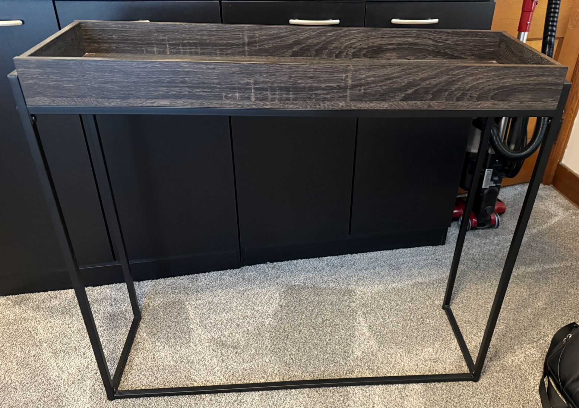 Console Table Sunken Tray