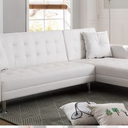 Sectional In ALL WHITE 🤍🤍💭🤍🤍