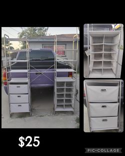 Closet with drawers