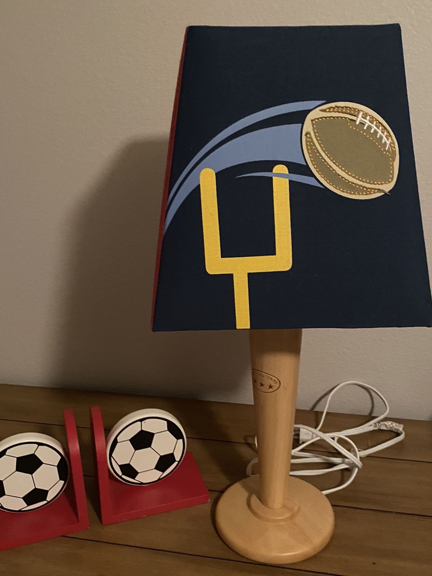 Sports Lamp And Book Holder