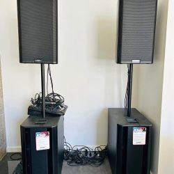 QSC Loudspeakers K12.2 & KSUB 1000 Watt Subwoofers 