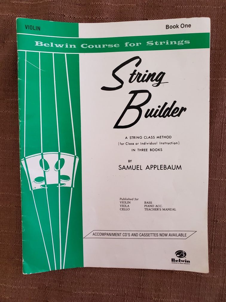 Violin music book