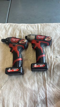 Milwaukee m12 screwdriver and impact driver