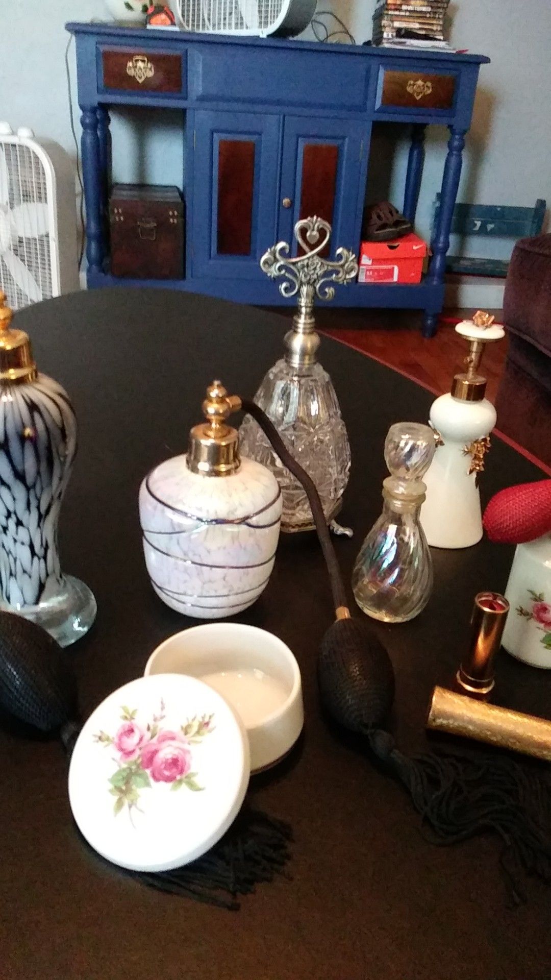 Decorative/working vintage perfume bottles.