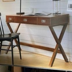 NEW Beautiful Modern Writing Desk, Clean Lines, X-Style Frame
