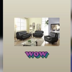 Black Living Room Set