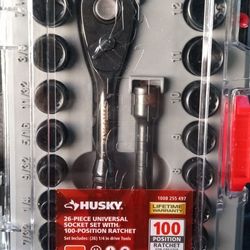 Husky 1/4" Drive Socket Set