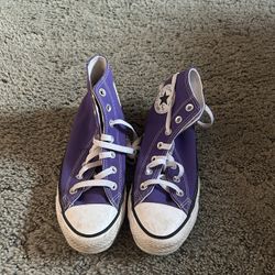 Purple Hightop Converse 