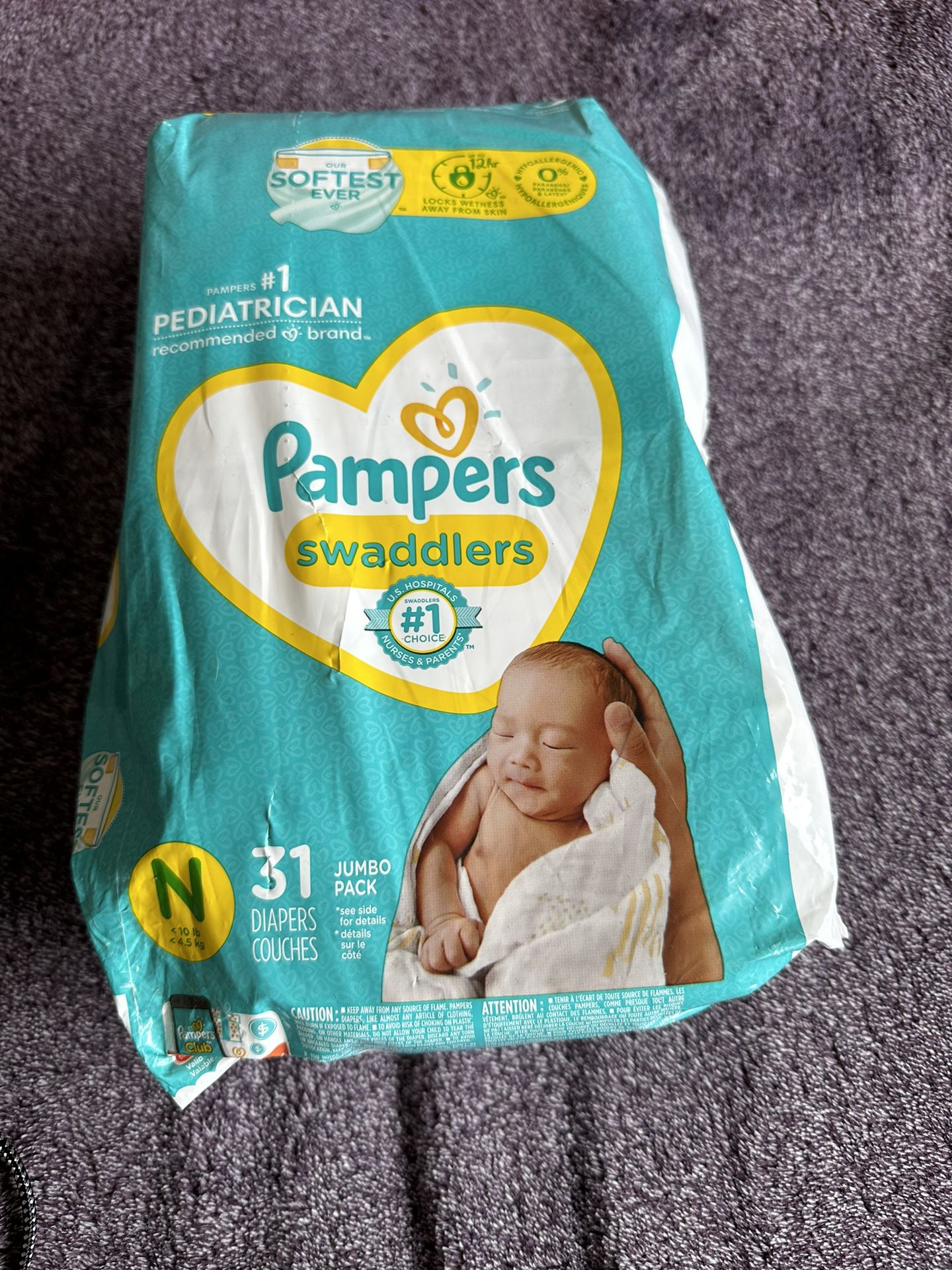 Pampers Newborn (31 Count)