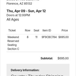 Country Thunder Tickets 2026