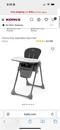 Chicco Polly Adjustable High Chair