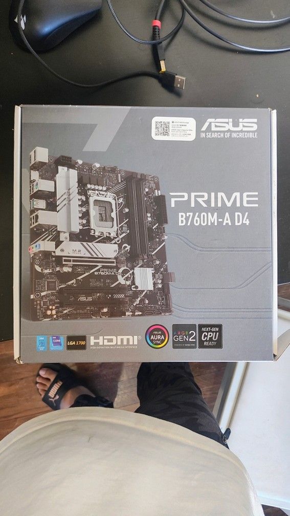 Asus Prime B760m-a D4 Micro ATX Motherboard