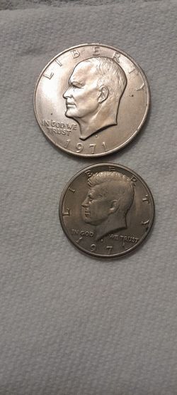 Vintage Coins 1971 Pair