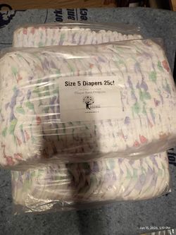 Baby diapers size 5, 75 count