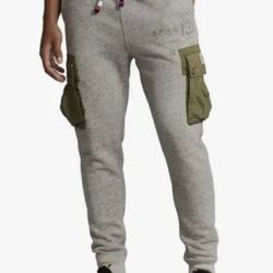 POLO RALPH LAUREN Vintage Fleece ATL Joggers Pants Grey Men’s New