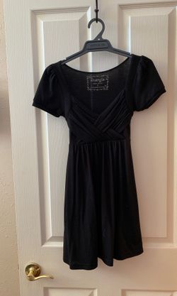 Size small black cotton dress
