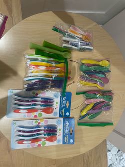 NEW and used baby spoons