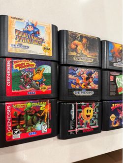 Sega Genesis Game lot -- partial manuals