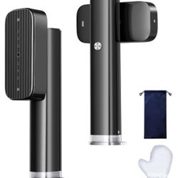 Steamer for Clothes, Portable Handheld Garment Steamer for Fabric Wrinkles Remover, 15s Fast Heat-up, 90ml Water Tank with Heat-Resistant Gloves, Conv