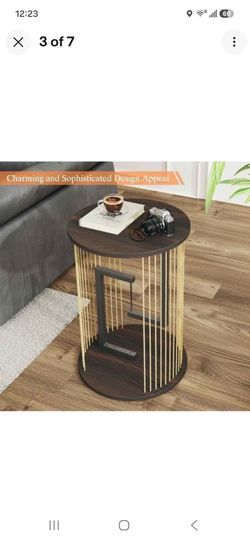 2 ROUND COFFEE TABLES