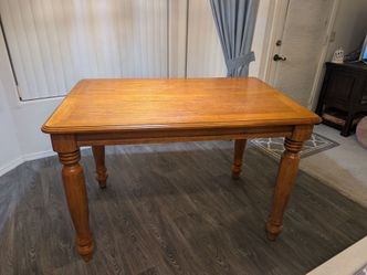 Bar height table with leaf and 8 chairs