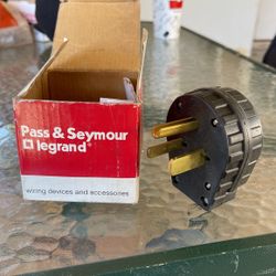 Straight Blade Angle Plug 50A
