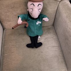 Vintage Plush Shamrock Mr. Magoo Toy Doll