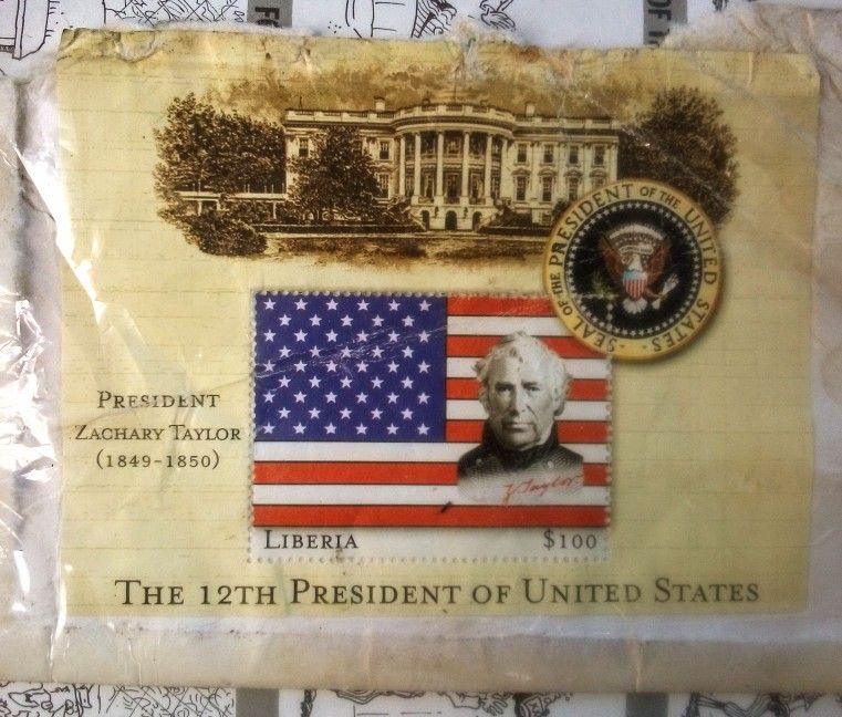 Zachary Taylor $100 Collectible Stamp