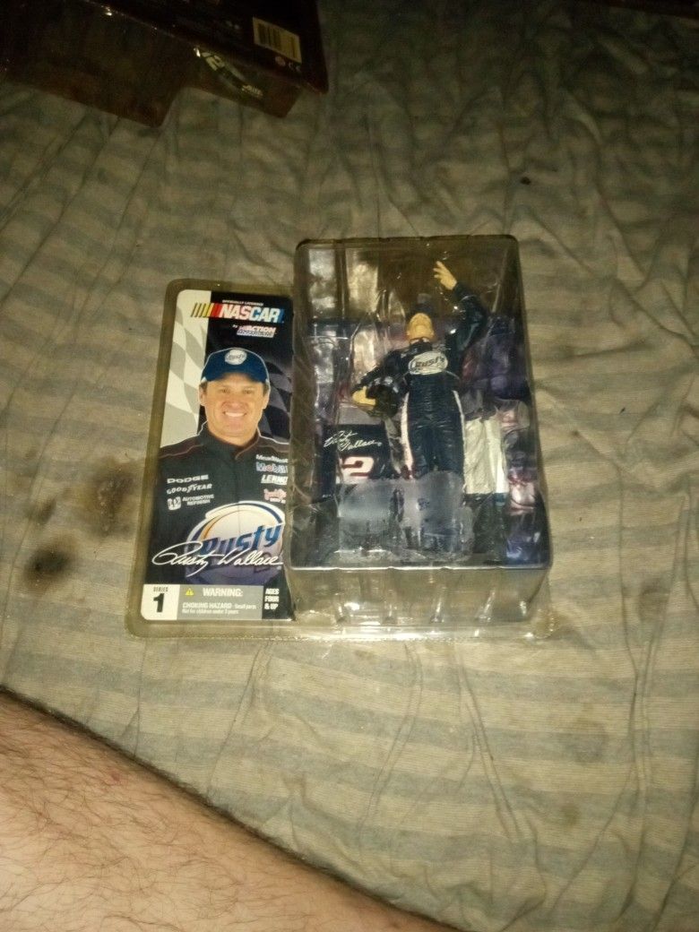 New In Package RUSTY WALLACE FIGURINE