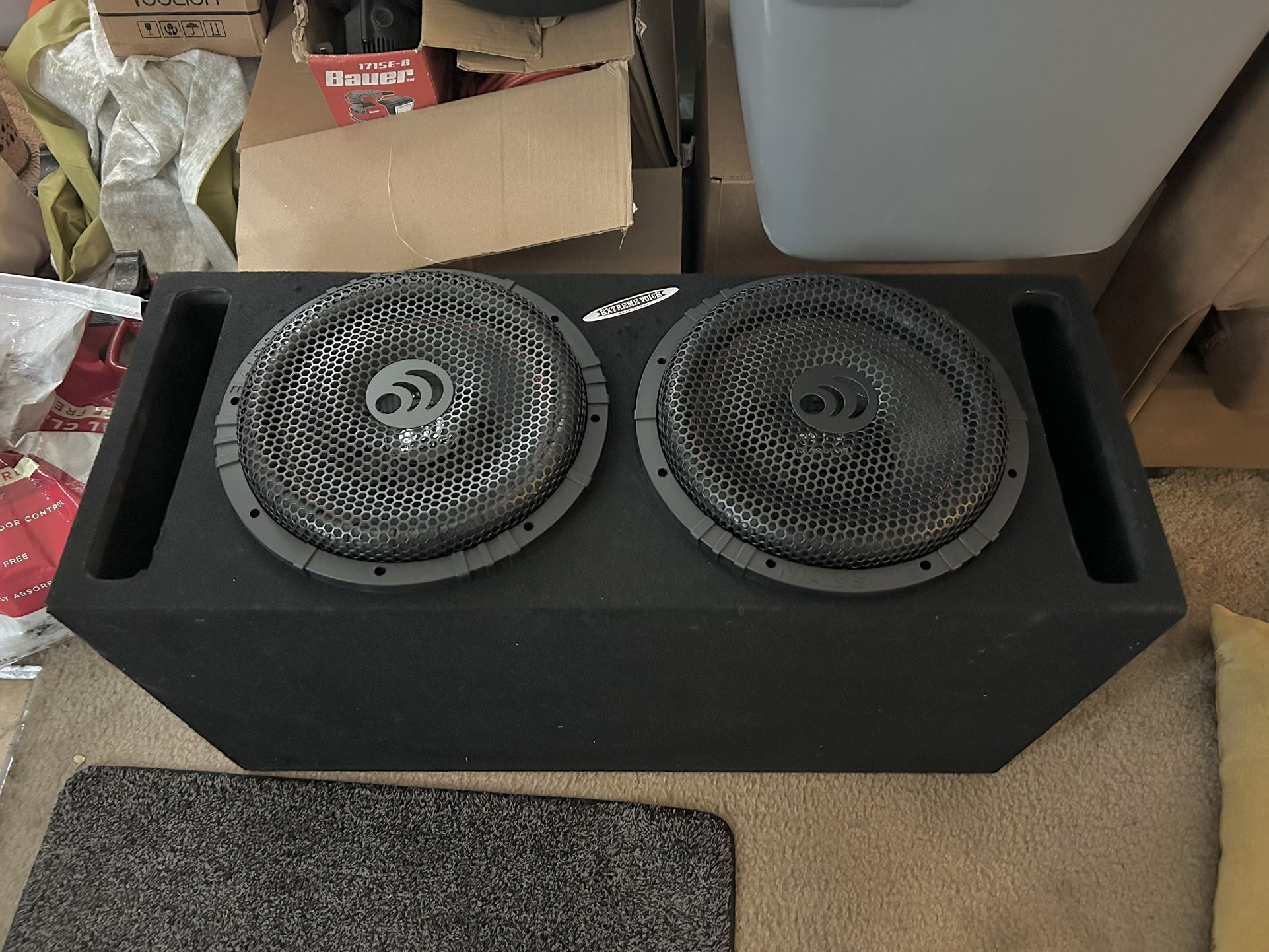 Massive Audio GT12 1000 Watts 12" Dual 4 Ohm Car Audio Subwoofer GT124 W/ Grille( PLEASE LOOK THROUGH ALL PICTURES )