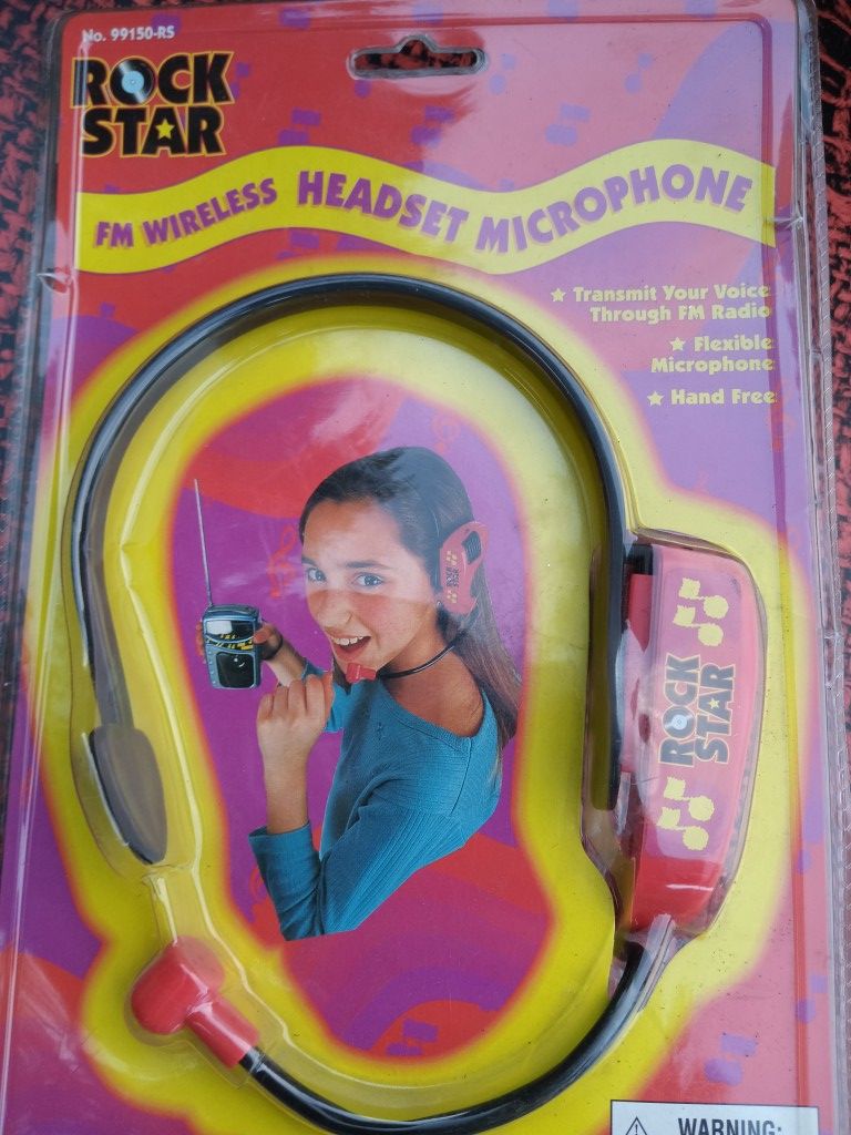 FM Wireless Headset Microphone
