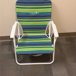 Blue and Yellow Beach Chair