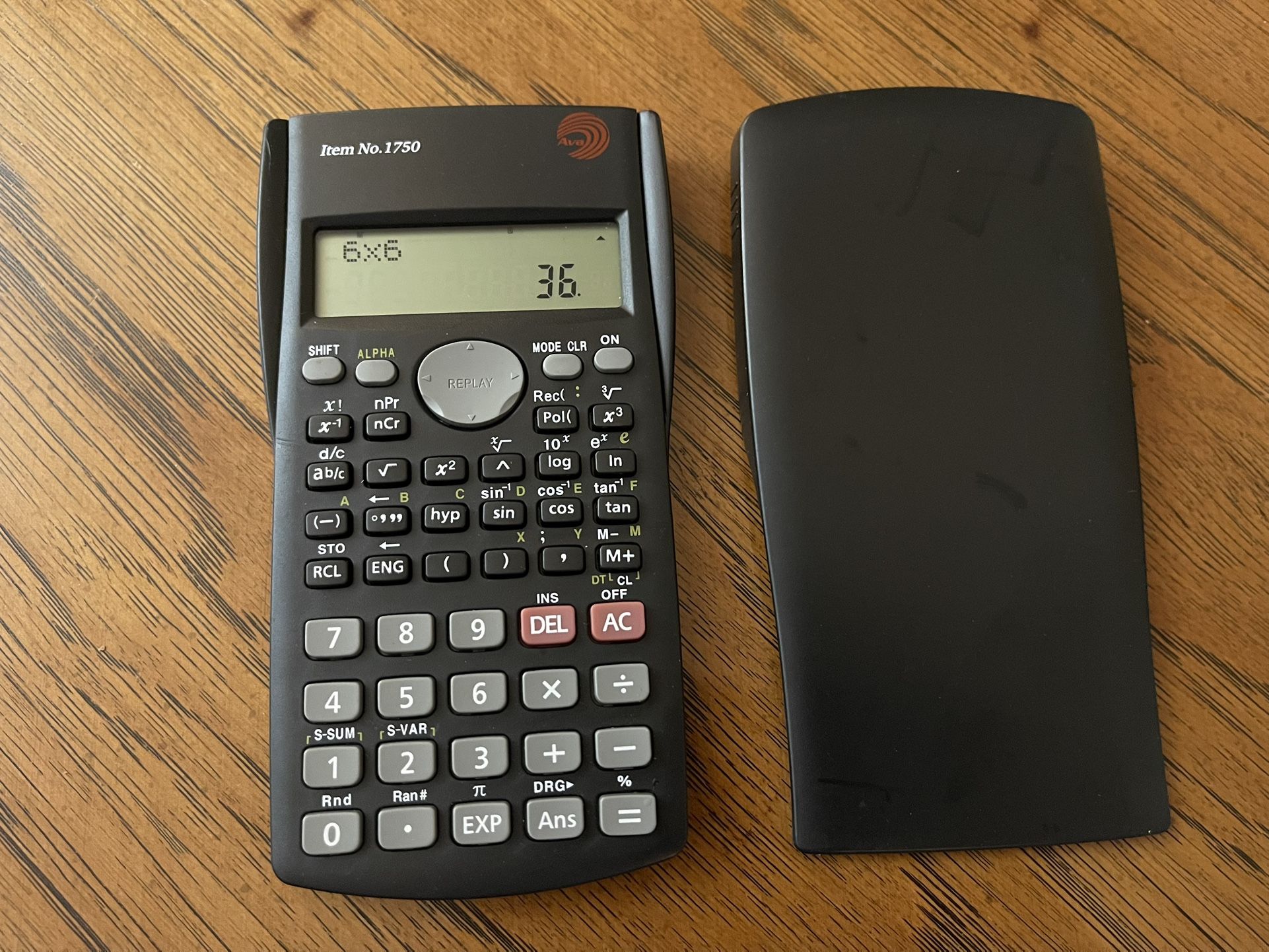 Ava Scientific Calculator Model 1750 with Case