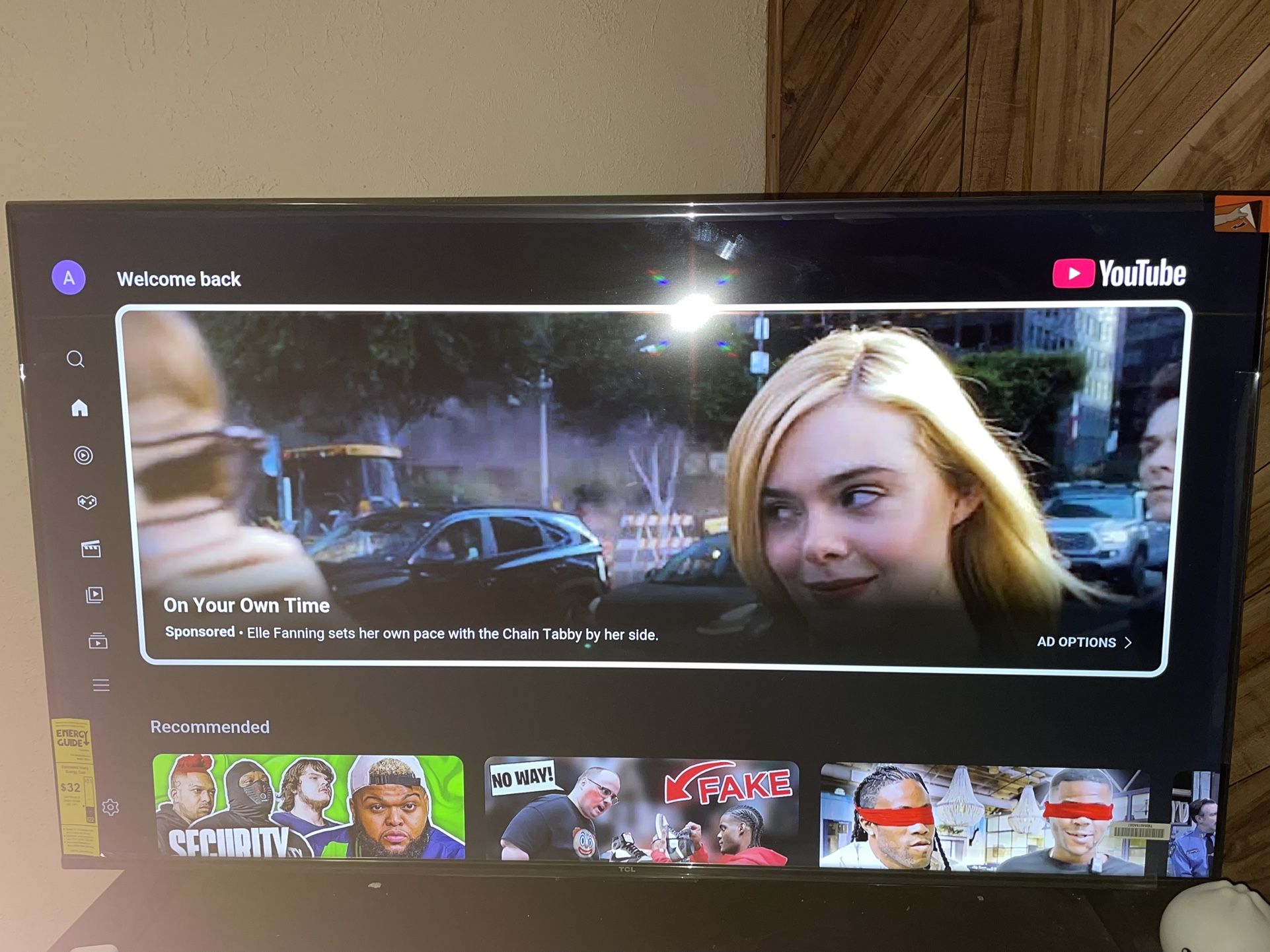 55 Inch TCL Google Smart Tv And PlayStation 4