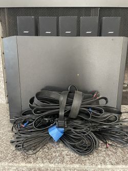 Bose Acoustimass 6 III System With 5 Single Cube Speakers