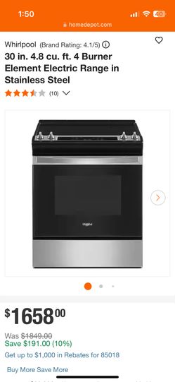 New Oven / Range