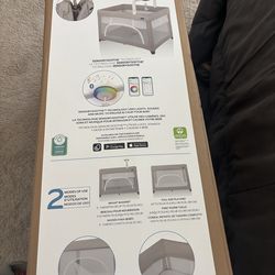 Brand new car seat, crib, bassinet, play pen