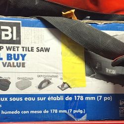 Ryobi Wet And Dry Tile Saw