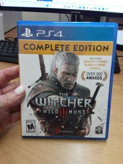 The Witcher 3 III Wild Hunt Complete Edition Sony PlayStation PS4 Video Game