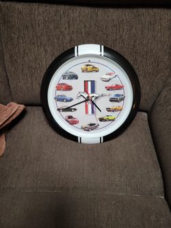 Ford Mustang Wall Clock 