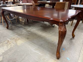 Cherry Finish French Provincial Style Extension Table