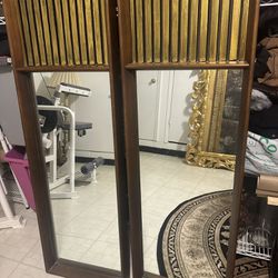 Beautiful Set Of Antique Mirror Size 54”x18”