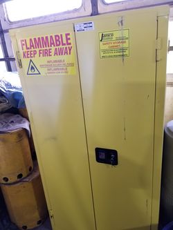 Fireproof, flame proof cabinet